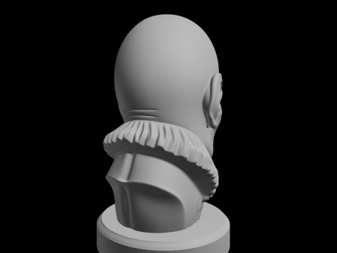 Angry Creepy Clown Bust 3D Print Model