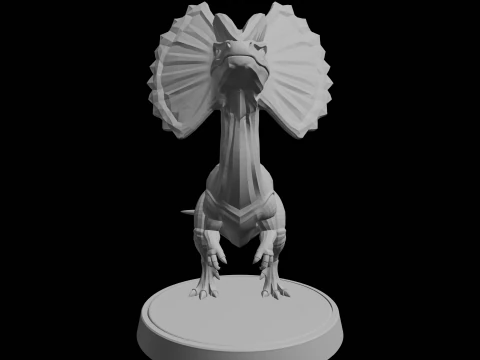 Dilophosaure miniature Modèles 3D en vedette