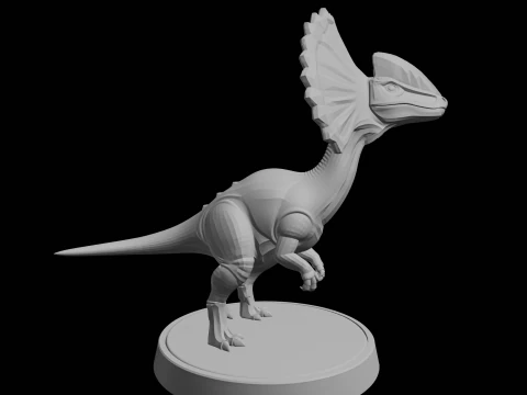 Dilophosaurus Miniature 3D Print Model