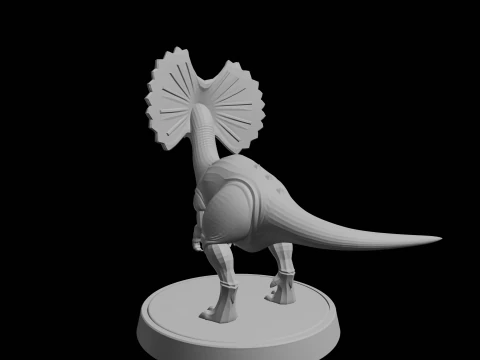 Dilophosaurus Miniature 3D Print Model