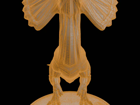 Dilophosaurus Miniature 3D Print Model