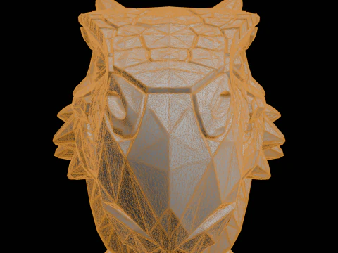 Dragon Bust 3D Print Model