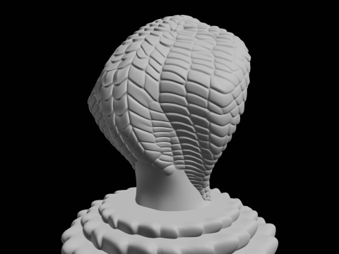 Extended Cobra with Open Fangs 3D Print Model