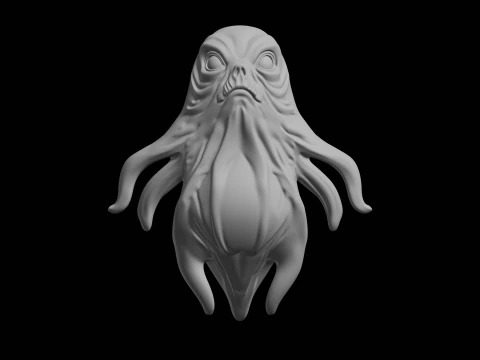 Rzeźba istoty duchowej Model do druku 3D