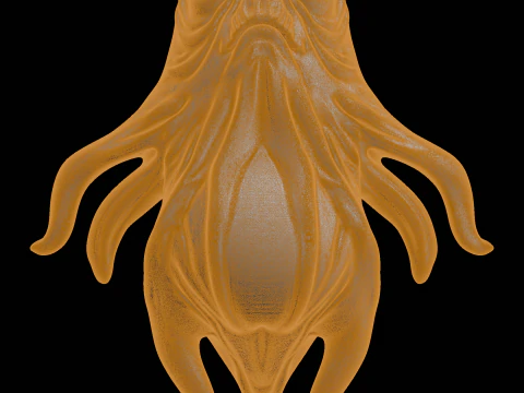 Ghost Creature Sculpture 3D Print Model