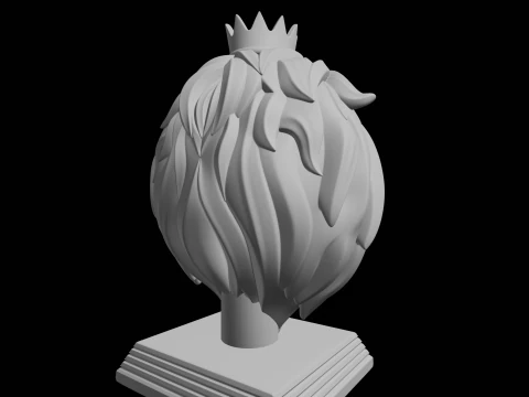 Topper do Cetro do Rei Modelo de Impressão 3D