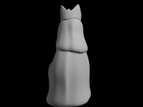 Regal Queen Figure 3D Print Model 3D Print Model