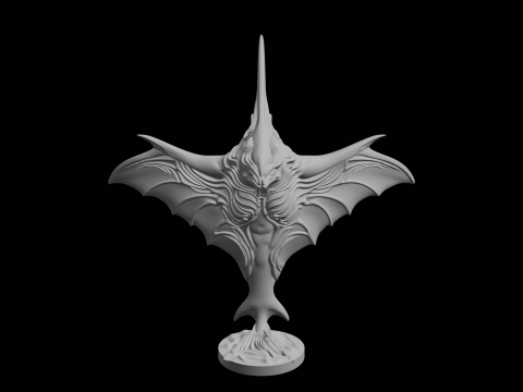 Mostro della Manta del Cielo Modello di stampa 3D