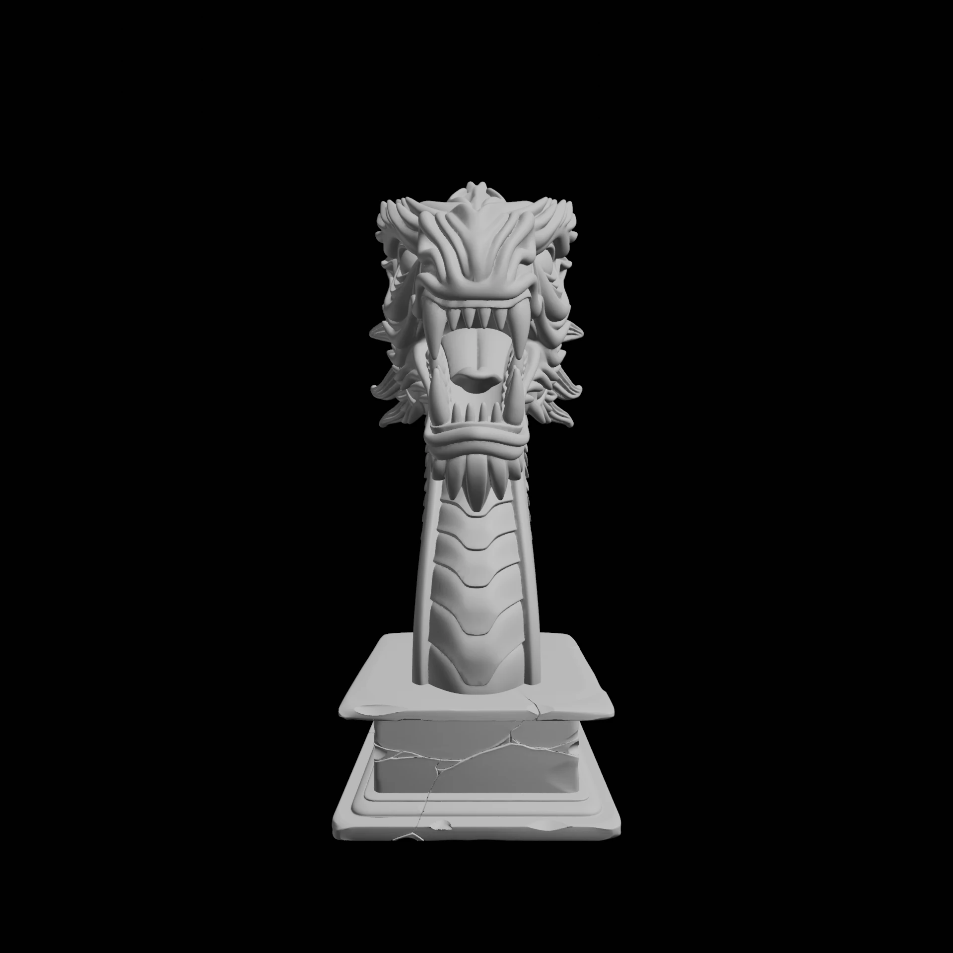Viking Ships Dragon Head 3D Printable Model 3D Print Model .c4d .max .obj .3ds .fbx .stl .blend 