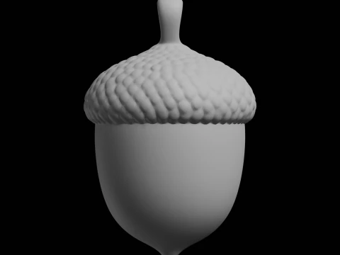 Ciondolo ghianda Modello di stampa 3D