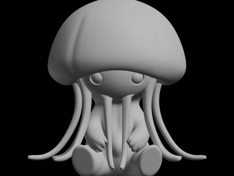 Linda figura de medusa modelo de impresi&oacute;n 3D Modelo de impresión 3D