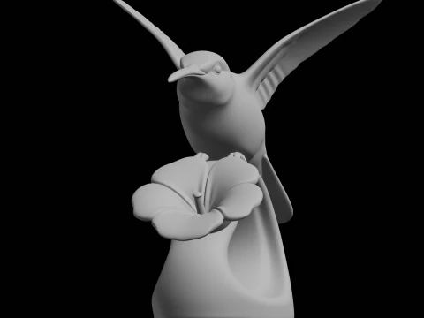 Hummingbird 3D Print Model