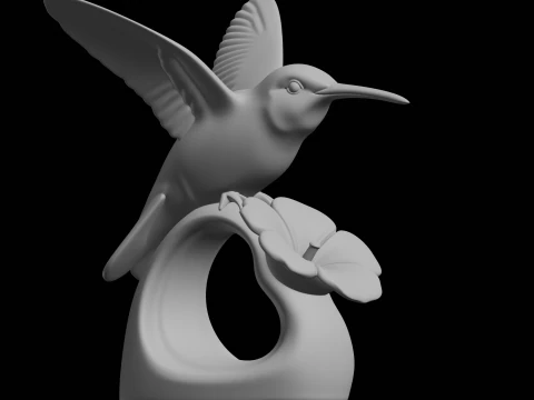 Hummingbird 3D Print Model