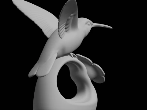 Hummingbird 3D Print Model
