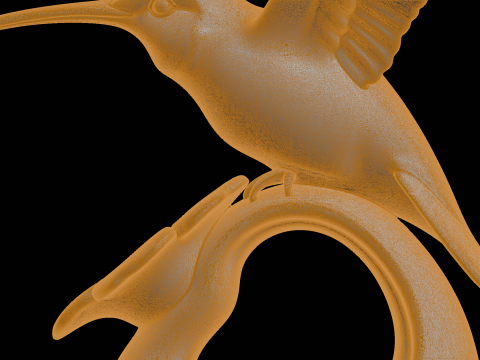 Colibr&igrave; Modello di stampa 3D