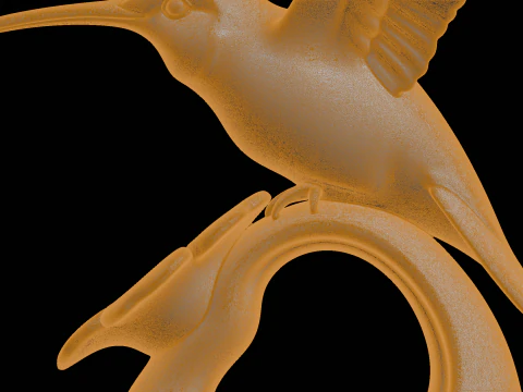 Hummingbird 3D Print Model