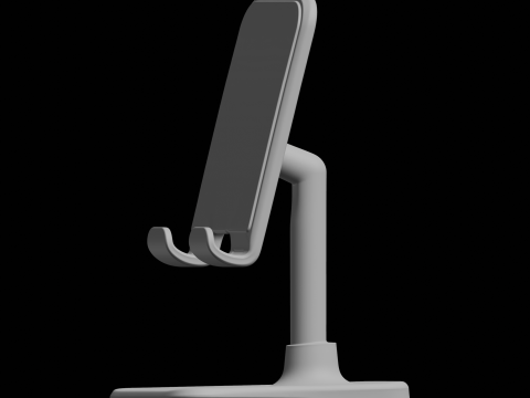 Universal Phone Tablet Stand Tech Accessory 3D Print Model