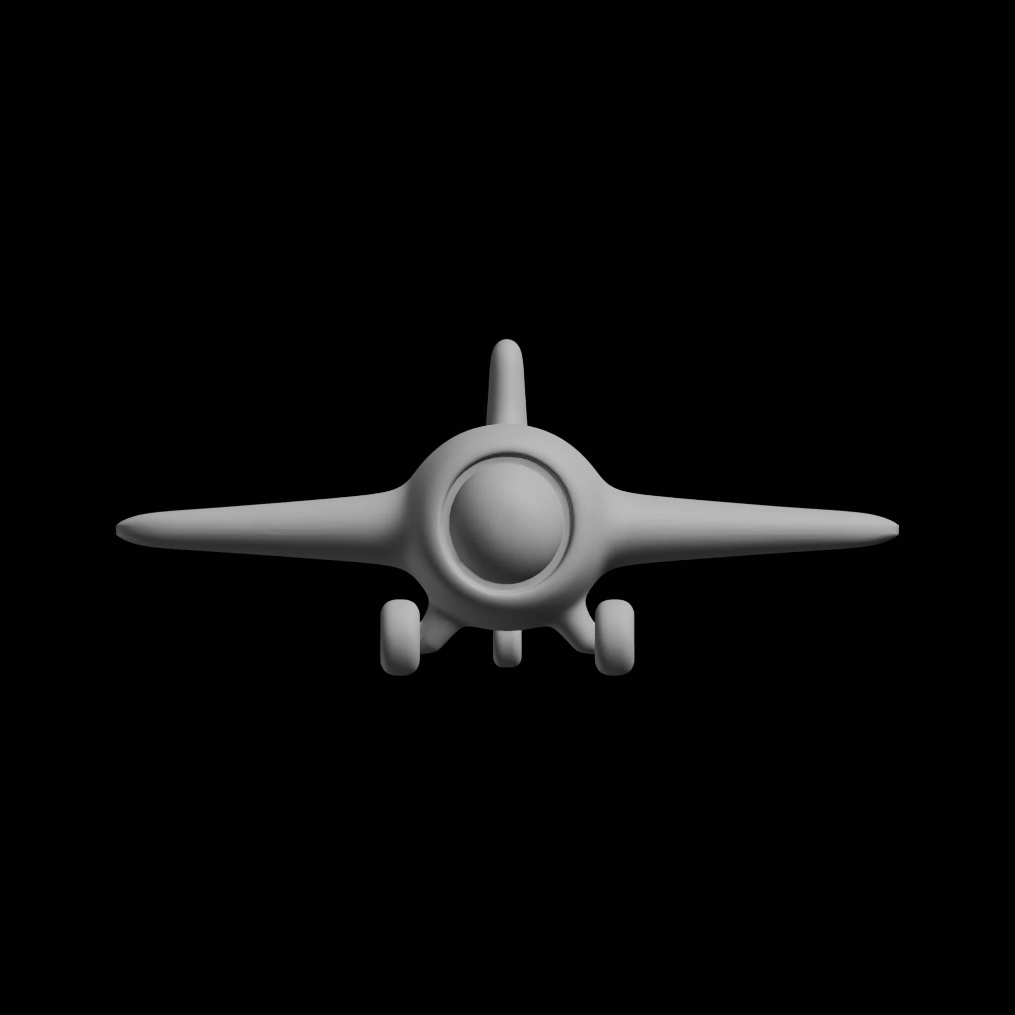 Toy Airplane 3D Print Model 3D Print Model .c4d .max .obj .3ds .fbx .stl .blend 