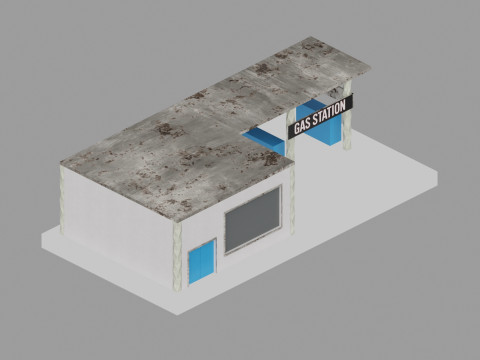 Low Poly City Pack Game Ready Buildings 3D Модель