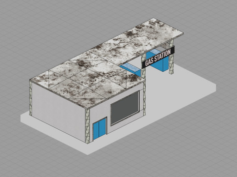 Low Poly City Pack Game Ready Buildings 3D Модель