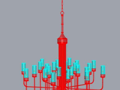 Cometa 24 cylinder glass 3Dモデル