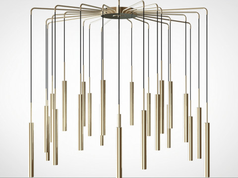 Chandelier Cometa 24 Arms pendant Model 3D