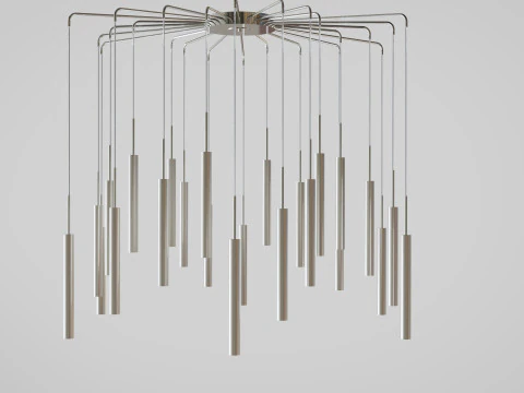 Chandelier Cometa 24 Arms pendant 3D Model