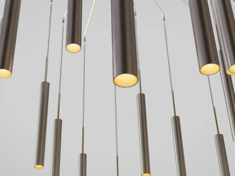 Chandelier Cometa 24 Arms pendant 3D Model