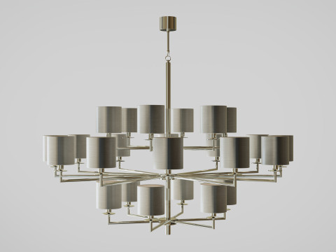 Chandelier COMETA 24 ARMS Model 3D