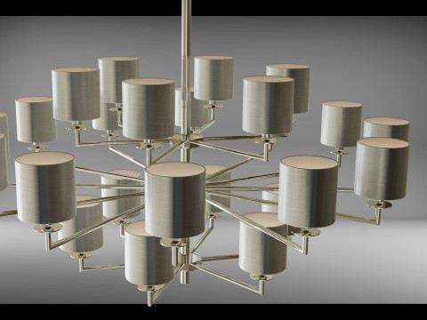Chandelier COMETA 24 ARMS 3D Модель