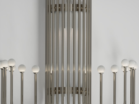 Chandelier COMETA 24 SPHERES 3Dモデル