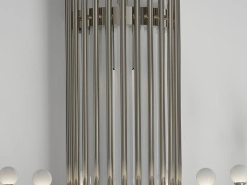 Chandelier COMETA 24 SPHERES 3D Model