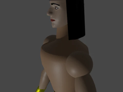 Male Boxer 1 RIGGED-Low-Poly 3D Model