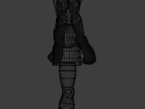 Male Boxer 2 RIGGED-Low-Poly 3D Model
