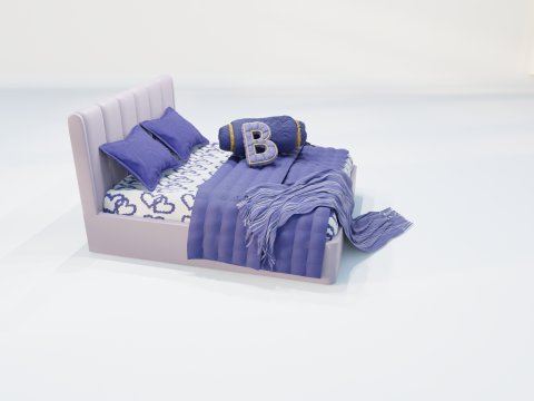 Elegant Avalon Bed 3D Model