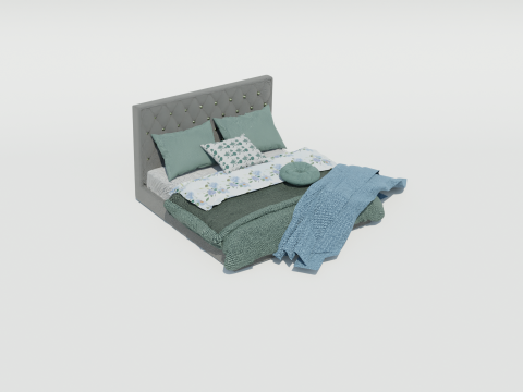Wisteria Joybird Bed Modello 3D
