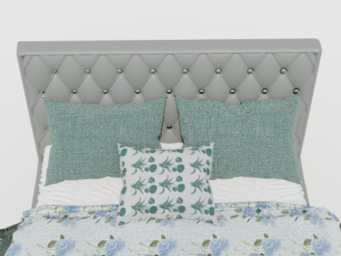 Wisteria Joybird Bed 3D Model