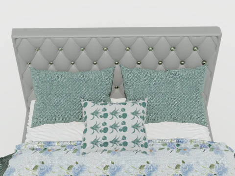 Wisteria Joybird Bed 3D Model