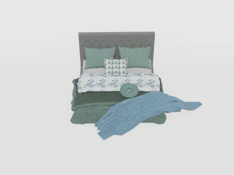 Wisteria Joybird Bed 3D Model