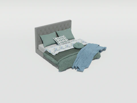 Wisteria Joybird Bed 3D Model