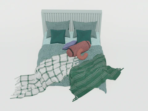 Audrey Shahenshah Bed 3D Model