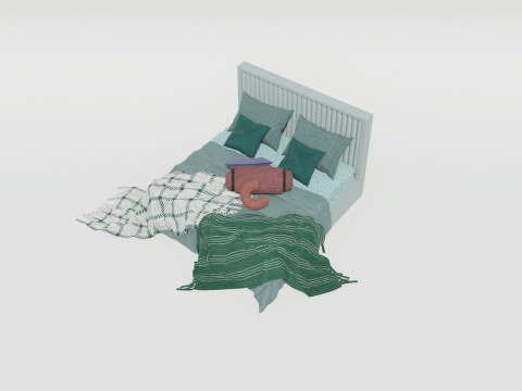 Audrey Shahenshah Bed 3D Model