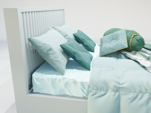 Audrey Shahenshah Bed 3D Model