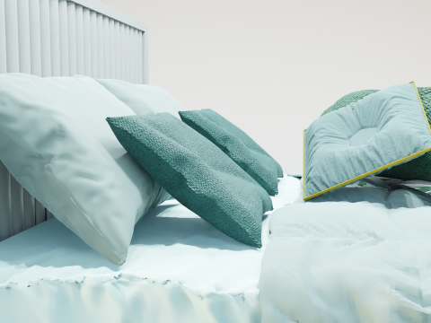 Audrey Shahenshah Bed 3D Model