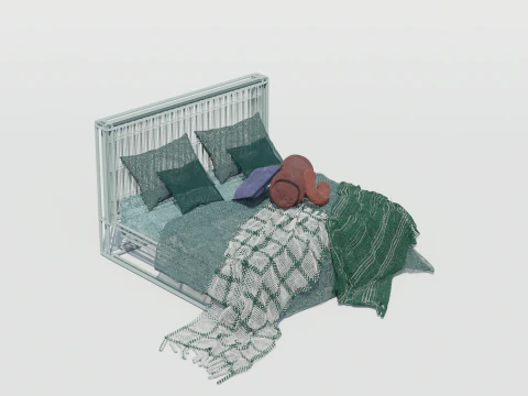 Audrey Shahenshah Bed 3D Model