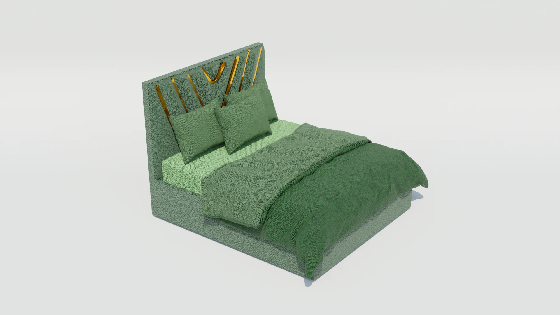 Galaxy Maelin Bed 3D Model .c4d .max .obj .3ds .fbx .stl .blend 