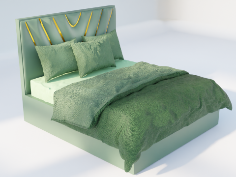 Galaxy Maelin Bed 3D 模型