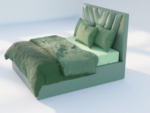Galaxy Maelin Bed 3D 模型