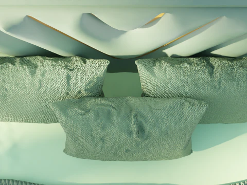 Galaxy Maelin Bed 3D Model