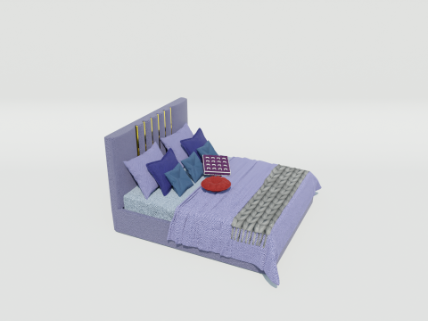Cory Daffodil Bed Modèle 3D
